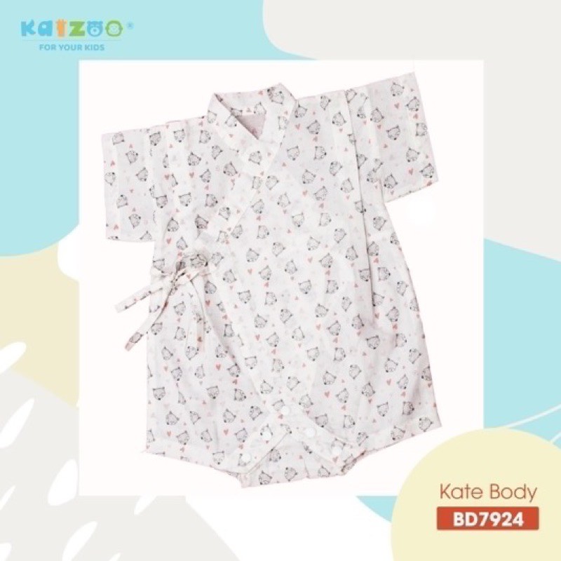 Body Yukata Kaizoo Cột Dây Chéo Lạ Mắt 3 Màu Cho Bé