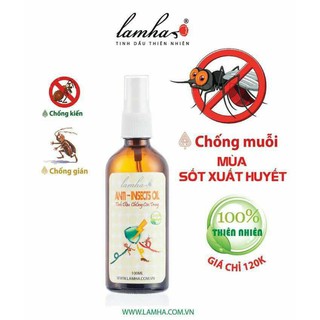 Tinh dầu xịt đuổi côn trùng