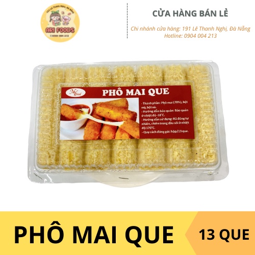 Phomai Que - Hộp 13 Que 500gr Siêu Ngon - Được Làm Từ Phomai Mozzarella Pháp - Kéo Sợi Rất Dai Và Thơm