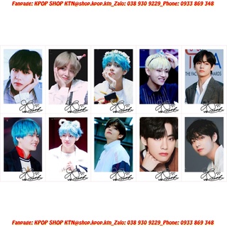 CARD CHỮ KÍ V BTS