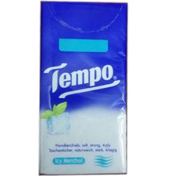 Khăn giấy Tempo Icy Menthol - Hồng Kông - 01 Gói