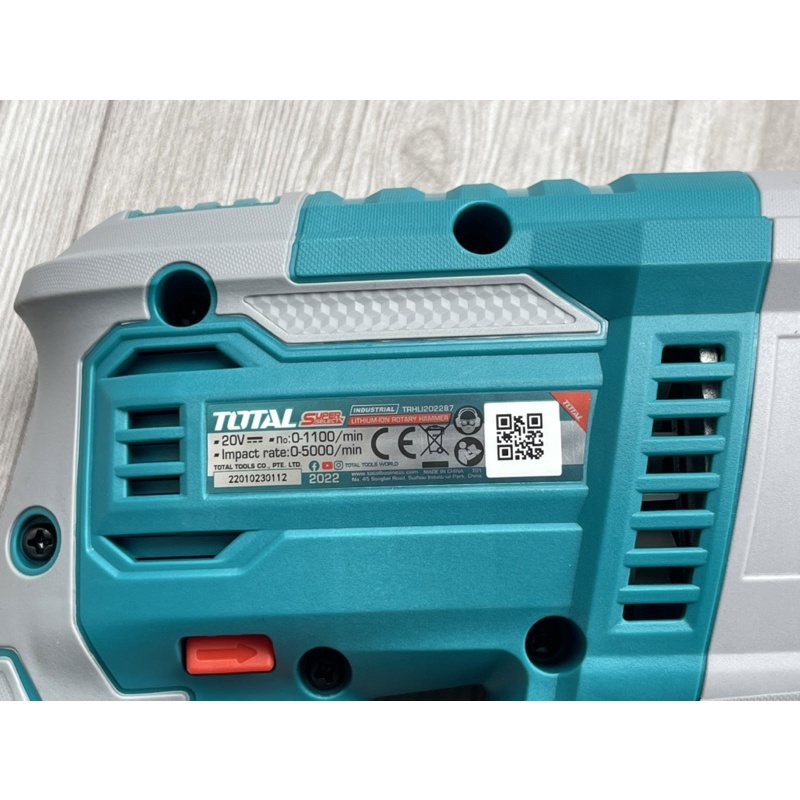 Máy khoan đục bê tông dùng pin Lithium 20V Total TRHLI202287