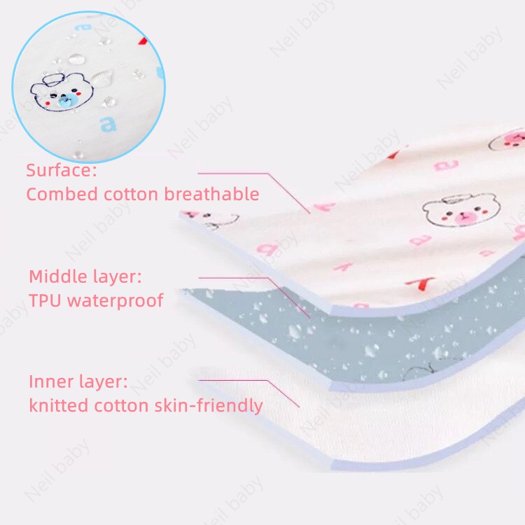 Thiết kế Velcro Tã vải cotton có thể giặt tái sử dụng tiện dụng cho bé sơ sinhTã vải cotton có thể giặt tái sử dụng tiện dụng cho bé sơ sinh Quần đóng bỉm sơ sinh an toàn thoáng khí điều chỉnh được sử dụng nhiều lần
