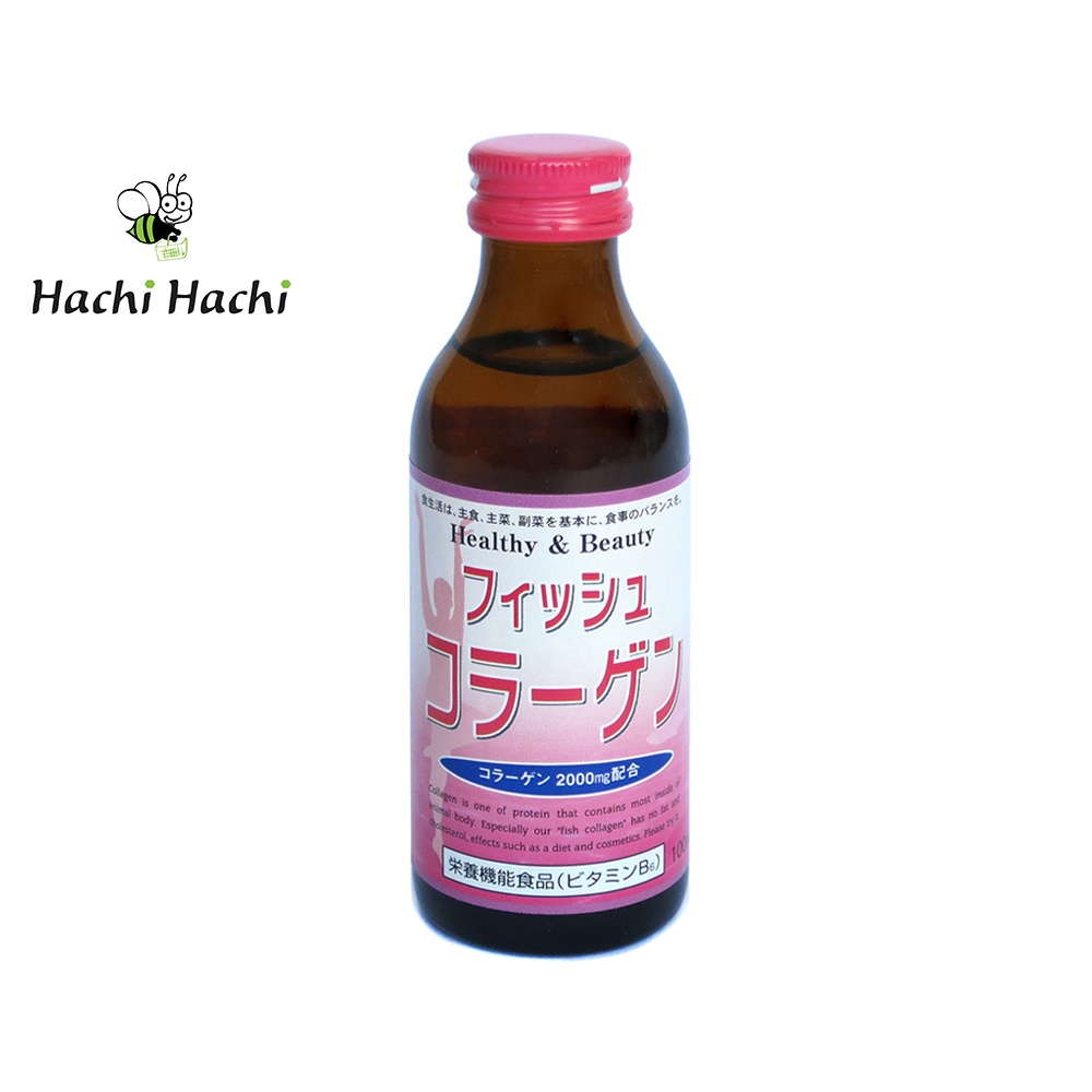 Thực phẩm bổ sung: Nước uống Collagen Nikko chiết xuất từ cá 100ml - Hachi Hachi Japan Shop