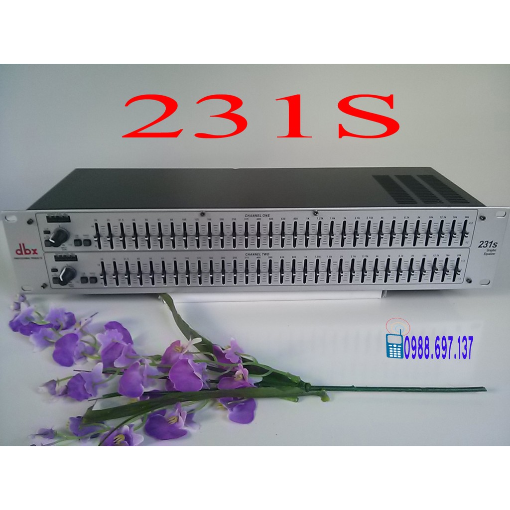 Lọc xì âm thanh equalizer cao cấp DBX 231S + Tặng dây CANON