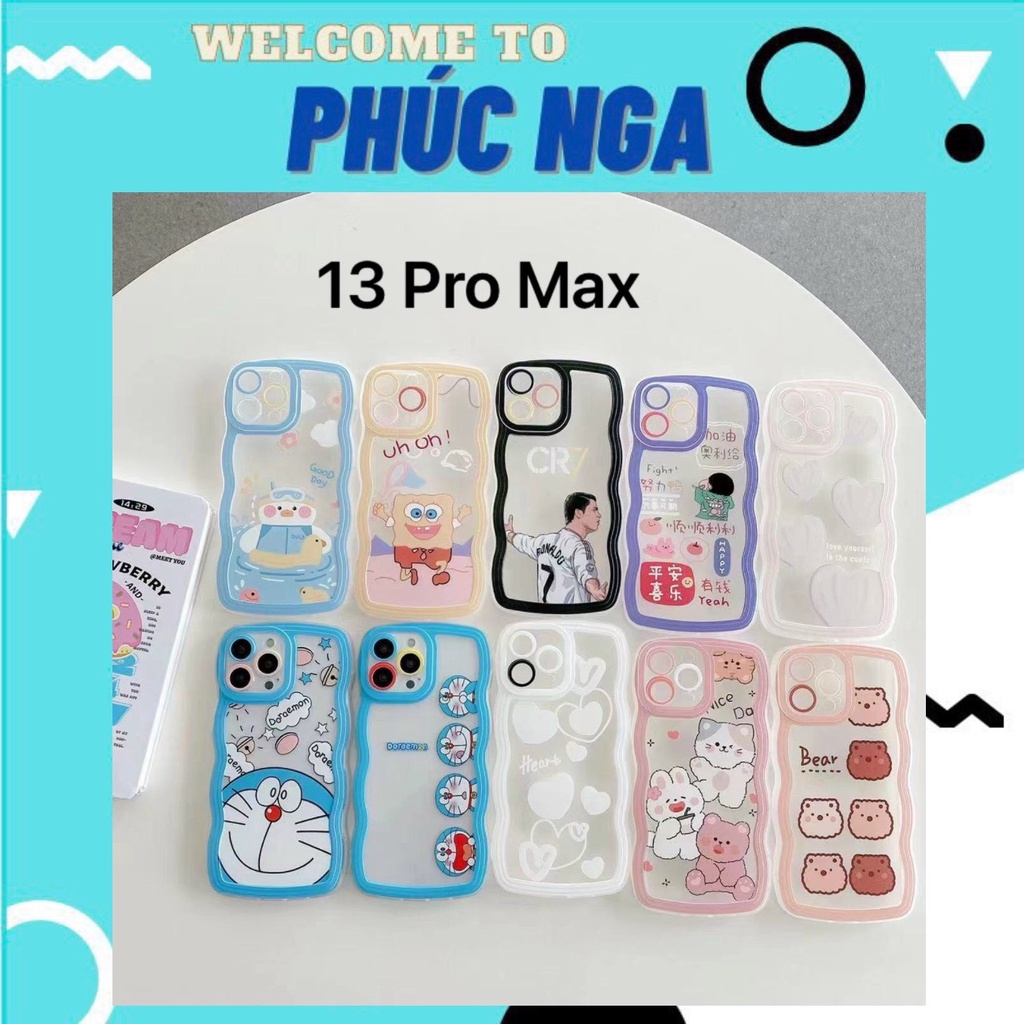 Ốp lưng gợn sóng iphone 12 PRO MAX 13 PRO MAX