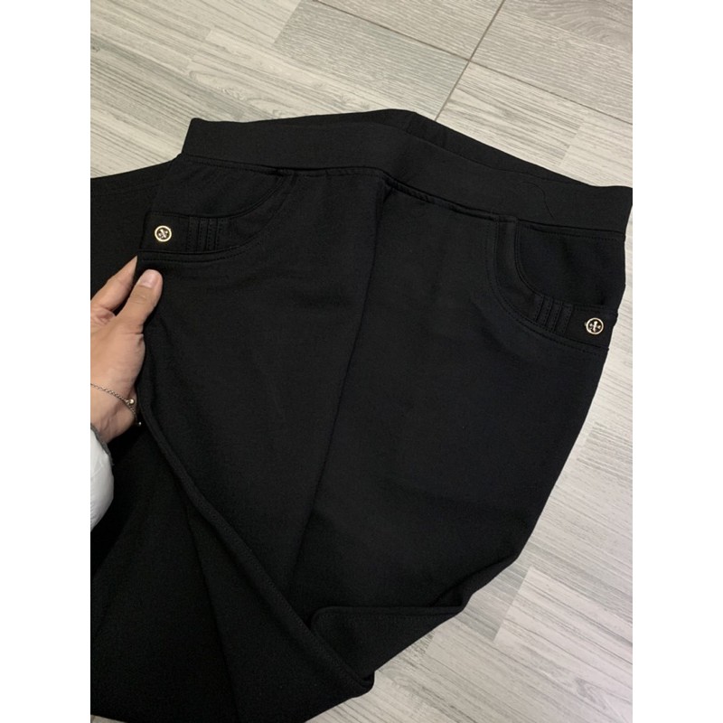 Quần dài nữ trung niên trung tuổi ống rộng chất cotton cực đẹp