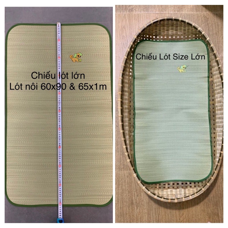 Combo Nôi kèm chiếu size 65x1m(Cho Bé Từ 0-24 Tháng)