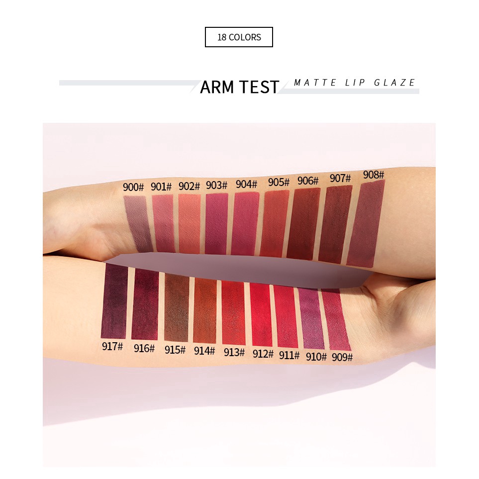 Bộ 2 son môi Pudaier thiết kế dạng viên thuốc nhỏ độc đáo với 18 tông màu tuỳ chọn 20G