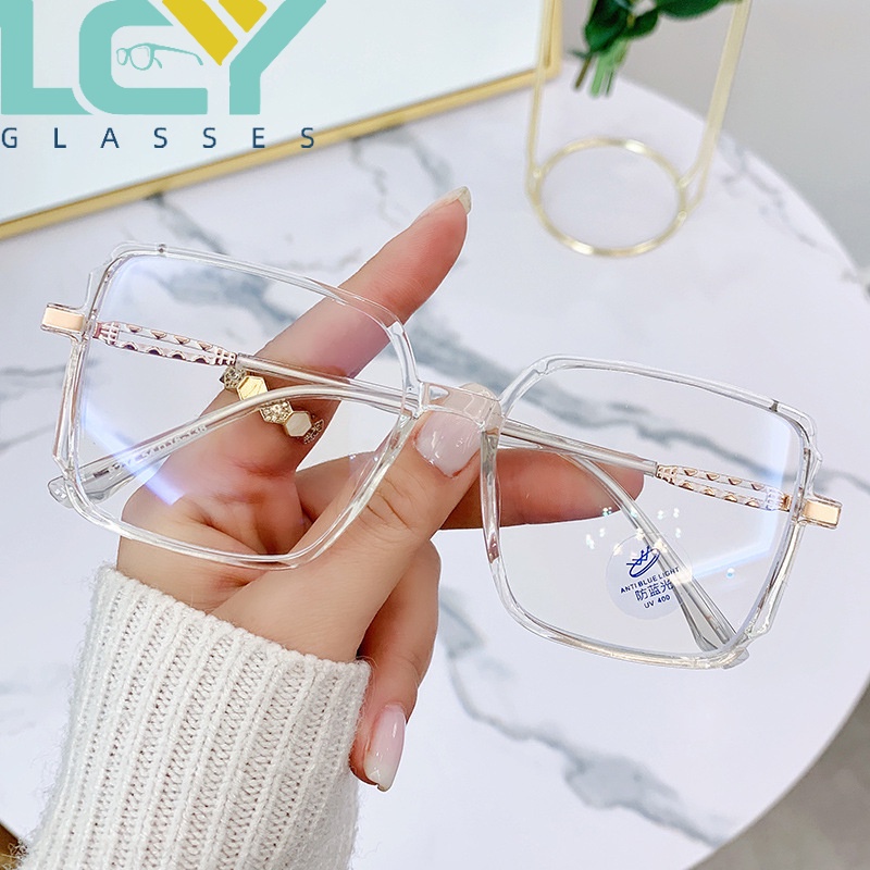 Mắt Kính TR90 Chống Ánh Sáng Xanh Thời Trang Dành Cho Nữ Mã 8214