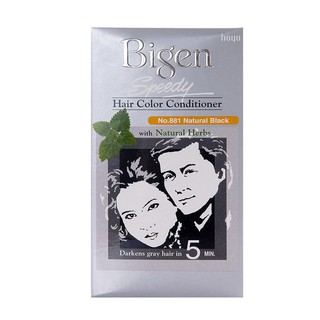 Thuốc Nhuộm Tóc Bigen Speedy No.881 (Natural Black - Đen)
