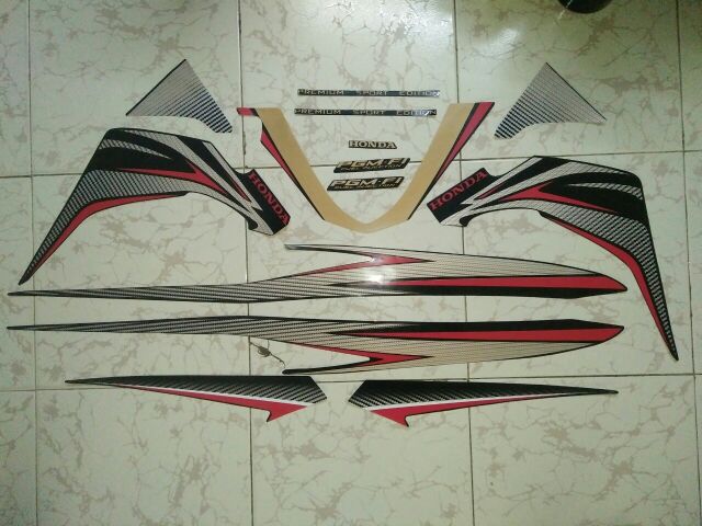 Bộ tem Airblade 2012 màu đồng đen