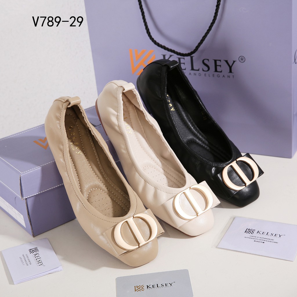 Giày Thể Thao Đế Bằng Thời Trang Cho Nữ Kelssey V789-29 K