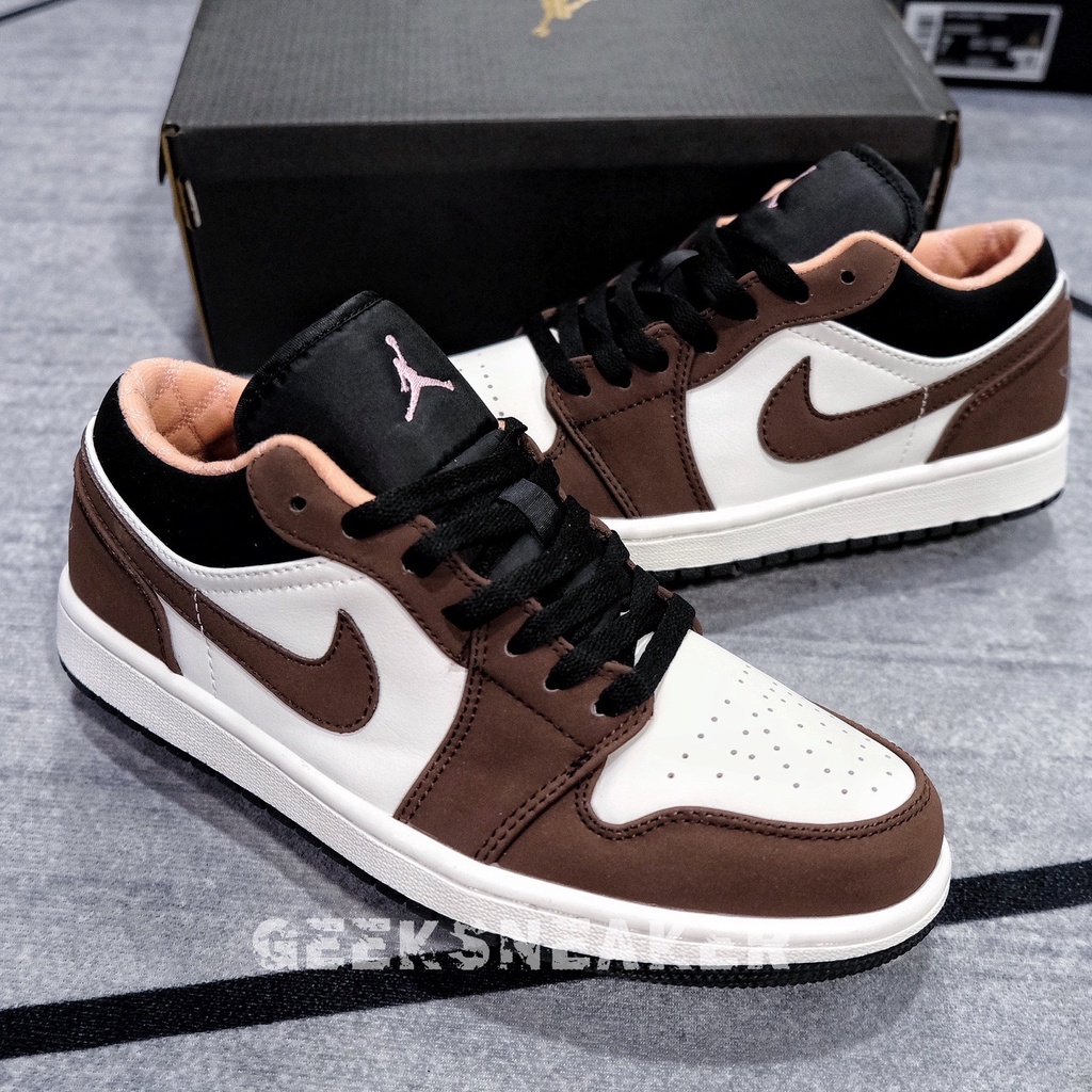 [GeekSneaker] Giày Sneaker Jordan 1 Low " Mocha Brown " | BigBuy360 - bigbuy360.vn