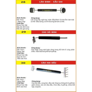 Dụng cụ diện chẩn - dò, cào