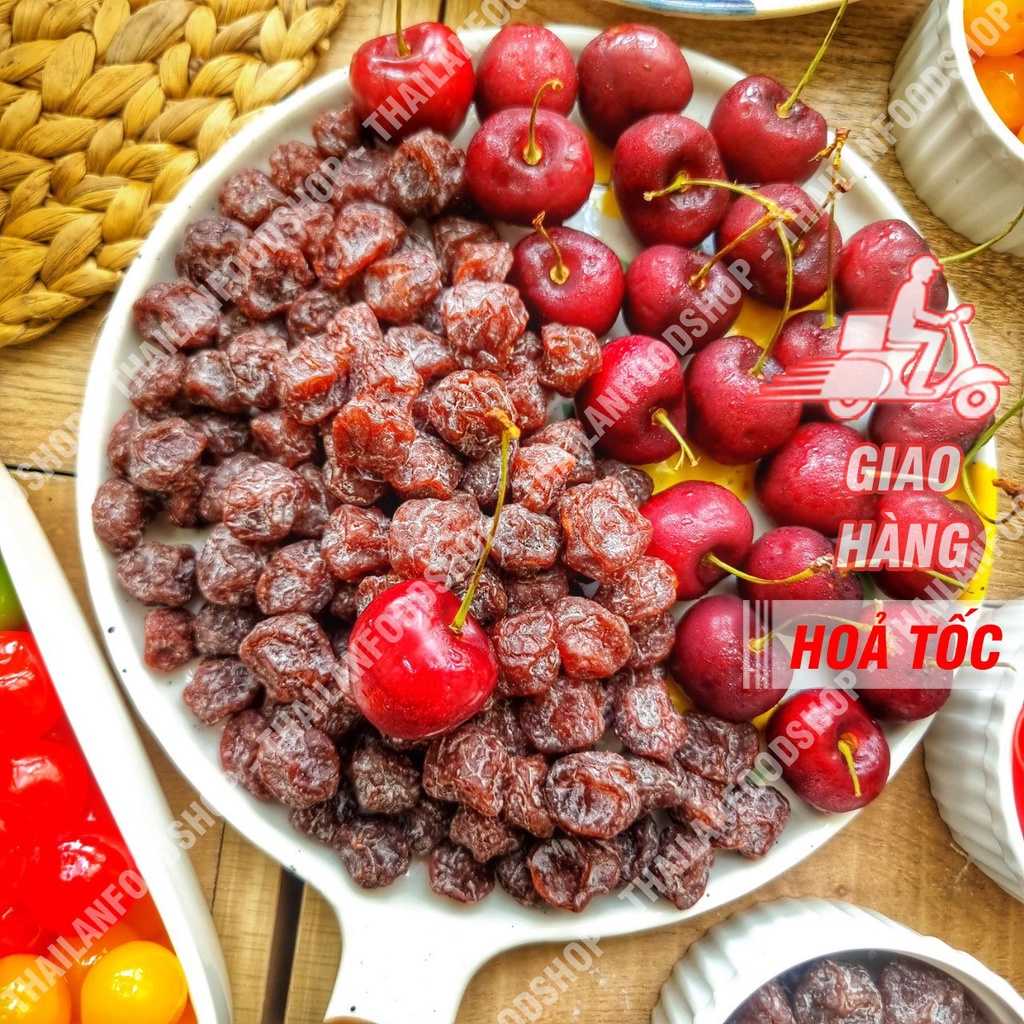 Cherry Sấy Ô Mai ( Hàng Nhập Khẩu Thái Lan ) - Lon 500gr