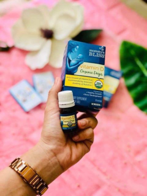 Vitamin D hữu cơ Mommy Bliss Organic Mỹ 90 giọt