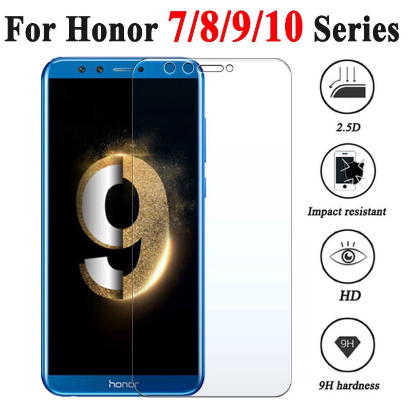 Kính Cường Lực Bảo Vệ Màn Hình Điện Thoại Cho Huawei Honor 10 8x 8c 7c 7x 7a 8 9 Lite