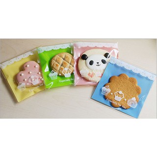  Túi đựng bánh dứa, bánh quy 4 màu 10x11cm tập 100 chiếc
