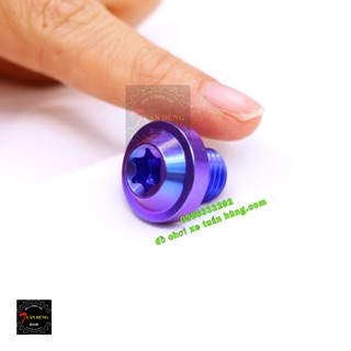 Ốc chân kính titan [HÀNG HOT] ren thuận/ngược cho xe máy - ốc chân kiếng titan