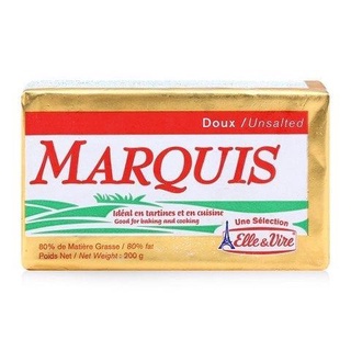 BƠ LẠT (NHẠT) THỰC VẬT MARQUIS ELLE&VIRE (200G)