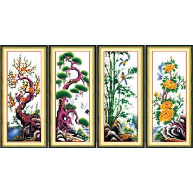 Bán lẻ 1buc trong bộ tứ quý này chỉ 90k. Kích thước 100x40cm