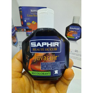 JUVACUIR 75ml kem phục hồi màu đồ da màu đen Saphir Pháp
