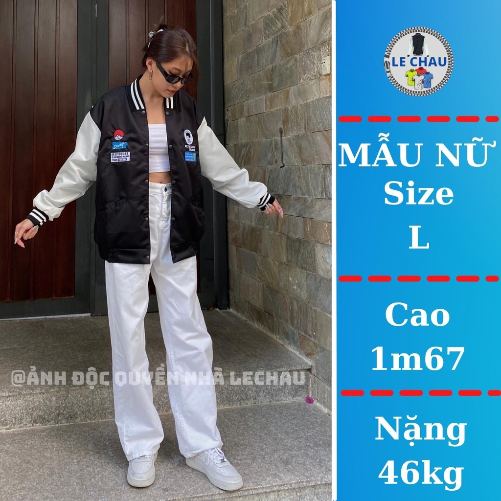 Áo Khoác Dù Bomber Bóng Chài Thêu DINNER 2 Lớp Cao Cấp Form Rộng, Áo Khoác Varsity Nam Nữ Unisex