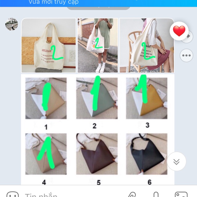 Combo túi tote Huy Văn