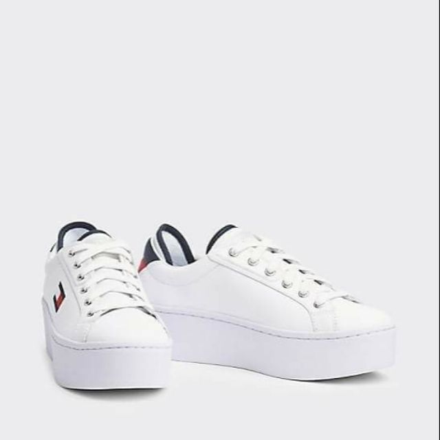 Flatform Sneakers - Tommy Hilfiger - Giày đế cao/đế bánh mì/đế độn trắng