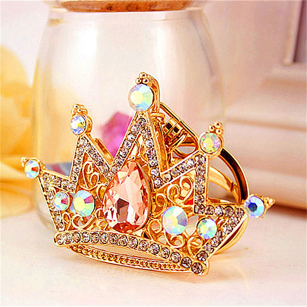 Móc Khóa Hình Vương Miện Đính Đá Thời Trang