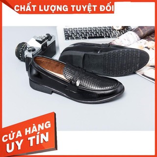 GIÀY LƯỜI NAM- GIÀY LƯỜI DA CÔNG SỞ- DA BÒ THẬT