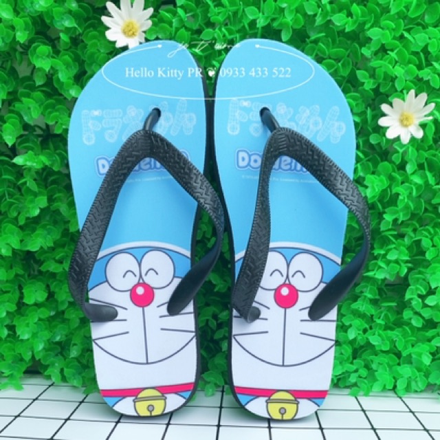 DÉP KẸP ( XỎ NGÓN ) HELLO KITTY &amp; DORAEMON DOREMON