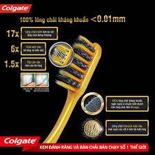 Bàn chải Colgate than hoạt tính kháng khuẩn Slimsoft.