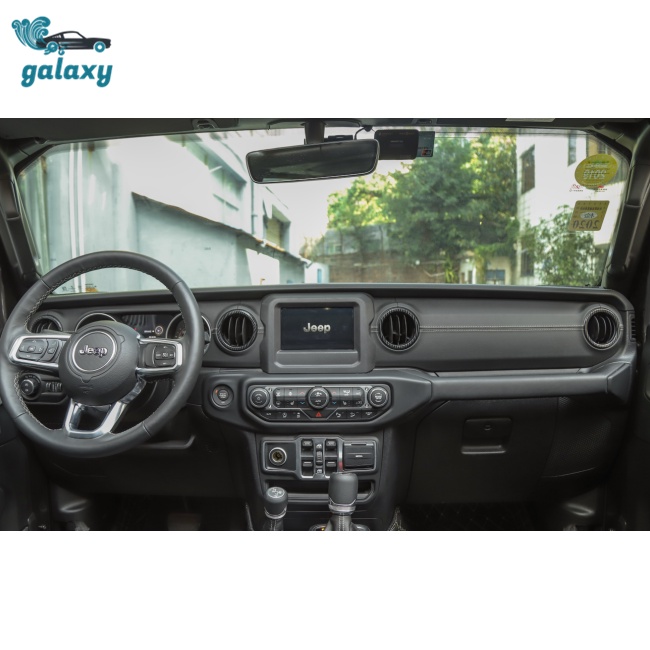 Bộ 4 Viền Lỗ Thông Khí Bằng Sợi Cacbon Cho Jeep Wrangler Jl Jt 18+