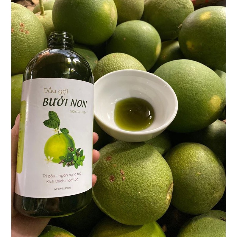 Dầu Gội Bưởi Non [Nguyên Chất Nhà Làm]