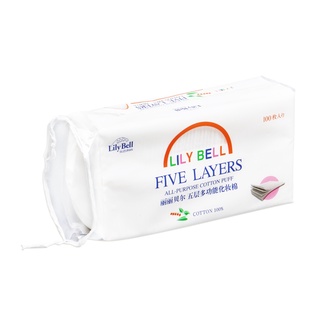 Bông Tẩy Trang 5 Lớp Suzuran Lily Bell Five Layer Cotton Pads 100 Miếng