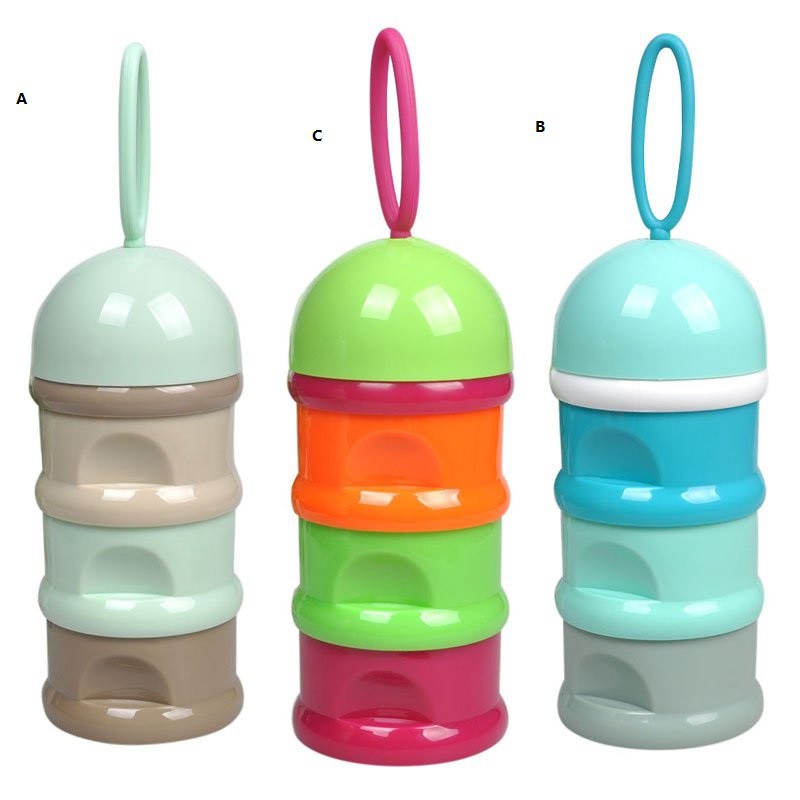 💎KIDSCLOTHING💎Hộp 3 ngăn đựng sữa bột cho bé | BigBuy360 - bigbuy360.vn