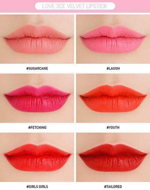 Son 3CE velvet lipstick