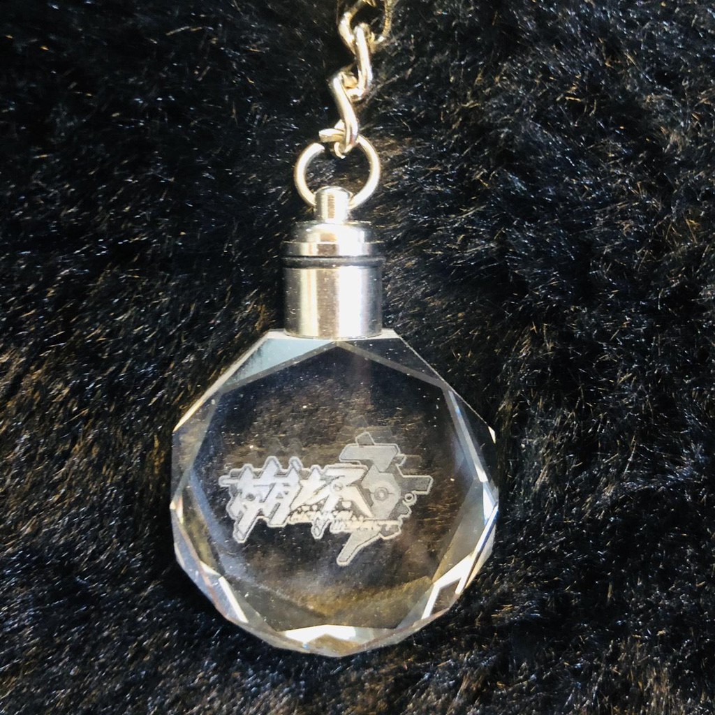 Móc khóa phát sáng Hoa Bỉ Ngạn acrylic keychain mica thủy tinh pha lê quà tặng xinh xắn dễ thương