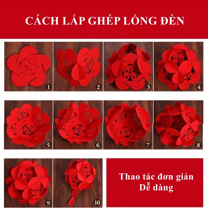 Lồng Đèn Nỉ Trang Trí
