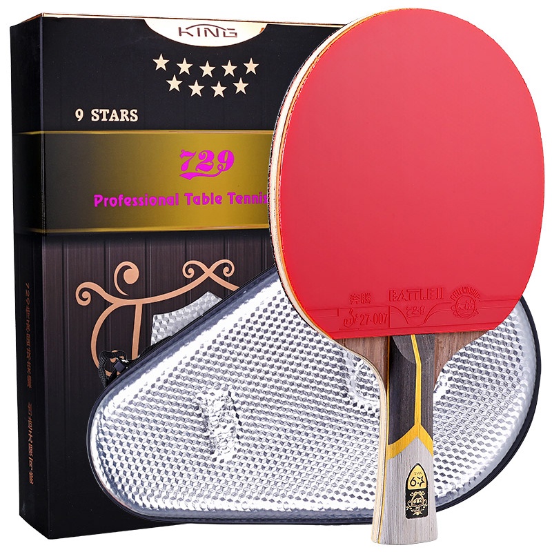 Vợt Bóng Bàn Chuyên Nghiệp King 9 Star 729 Friendship Ping Pong Kèm Lưỡi Dao ALC ITTF