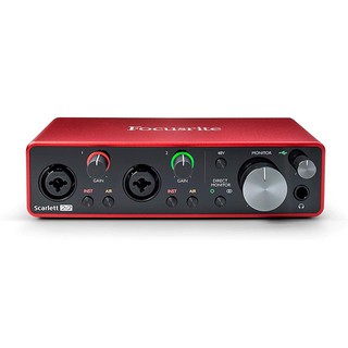 SOUNDCARD Thu Âm FOCUSRITE SCARLETT 2I2 (GEN3) - Chính hãng phân phối