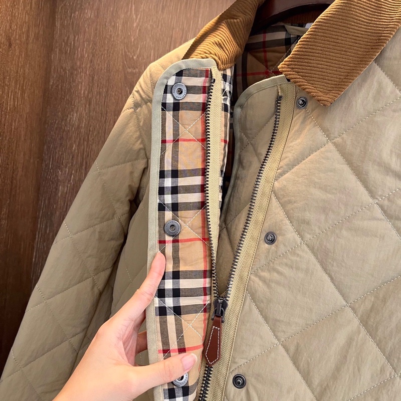 Áo khoác nữ phong cách vintage thương hiệu thời trang cao cấp Burberry