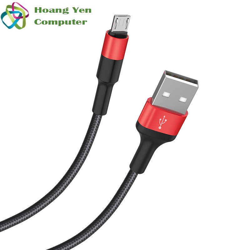 Cáp Sạc Nhanh MICRO USB Hoco X26 Dây Dù Chông Đứt cho ANDROID Dài 1M - BH 3 tháng 1 đổi 1 (MÀU SẮC NGẪU NHIÊN) | BigBuy360 - bigbuy360.vn