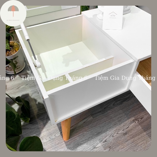 Miễn Ship  Bàn Trang Điểm Ngồi Bệt, Bàn phấn có gương mini gỗ MDF cao cấp chịu lực cao