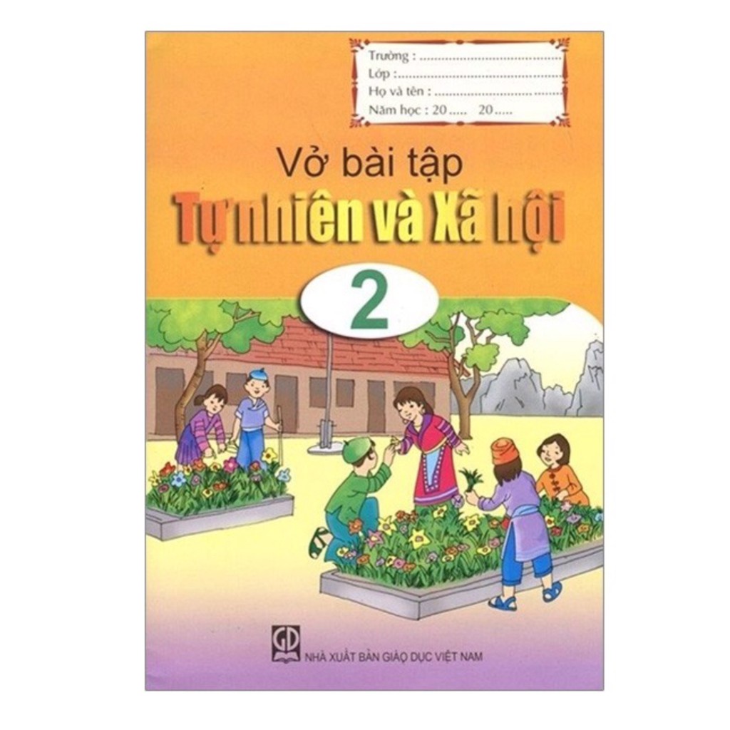 Sách - Vở bài tập tự nhiên và xã hội ( Bán kèm 1 bút chì )