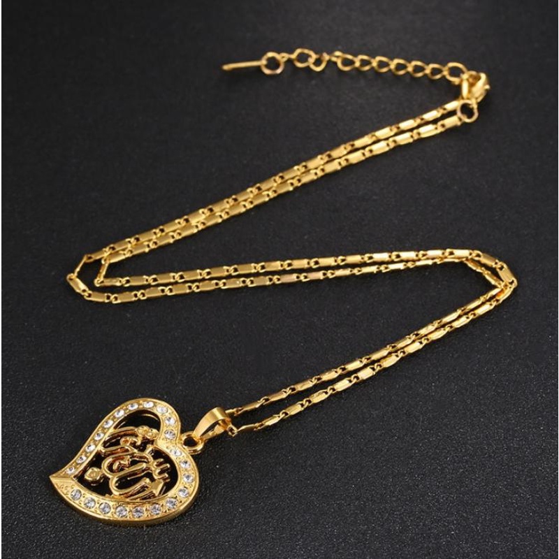 Vòng cổ Mặt Trái Tim Đính Đá 2022 Thời Trang