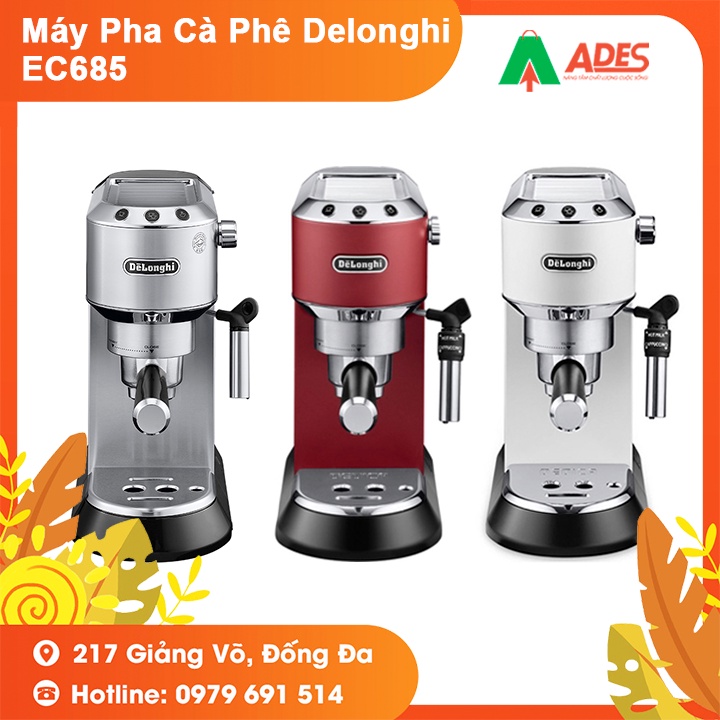 [Mã 154ELSALE2 giảm 7% đơn 300K] Máy Pha Cà Phê Delonghi EC685 - Bảo Hành Chính Hãng 12 Tháng