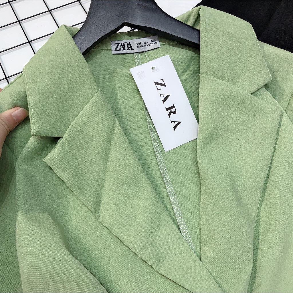 Áo khoác blazer ngắn tay 3 màu hot (kèm ảnh thật,video)